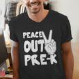 Peace Out Pre-K Great Class Of 2019 Graduation T-Shirt Men's V-Neck T-Shirt