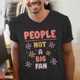 People Not A Big Fan Introverted Person Awkward Introvert Men's V-Neck T-Shirt