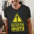 My People Skills Are Just Fine Sarcastic Introvert Men's V-Neck T-Shirt