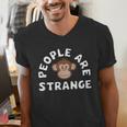 People Are Strange Monkey Introvert People Hater Men's V-Neck T-Shirt