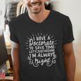 PhD Doctorate Doctoral Degree Graduation Men's V-Neck T-Shirt