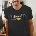 PhD Doctorate Graduation For PhD Student Graduate Degree Men's V-Neck T-Shirt