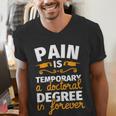 PhD Graduation PhD Graduate For Doctoral Grad Men's V-Neck T-Shirt