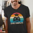PhD Level Complete Graduation Doctorate In Philosophy Men's V-Neck T-Shirt