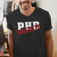 PHD Nailed It Graduation Doctorate Graduate Men's V-Neck T-Shirt
