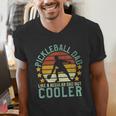 Pickleball Dad Pickleball Player Men's V-Neck T-Shirt