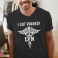 I Got Pinned LVN Nursing School Graduation Pinning Ceremony Men's V-Neck T-Shirt