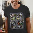 Play Cars On Dad's Back Mom's Back City Map BACK PRINT ONLY Men's V-Neck T-Shirt Play Cars On Dad's Back Mom's Back City Map BACK PRINT ONLY Men's V-Neck T-Shirt