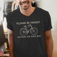 Please Be Patient I'm From The 1900s Bike Men's V-Neck T-Shirt Please Be Patient I'm From The 1900s Bike Men's V-Neck T-Shirt