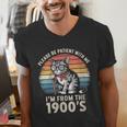 Please Be Patient With Me I'm From The 1900s Cat Men's V-Neck T-Shirt Please Be Patient With Me I'm From The 1900s Cat Men's V-Neck T-Shirt
