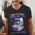 Please Be Patient With Me I'm From The 1900s Gamer Gaming Men's V-Neck T-Shirt