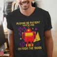 Please Be Patient With Me I'm From The 1900s Gen X Robot Men's V-Neck T-Shirt