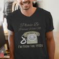 Please Be Patient With Me I'm From The 1900s Telephone Men's V-Neck T-Shirt Please Be Patient With Me I'm From The 1900s Telephone Men's V-Neck T-Shirt