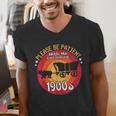 Please Be Patient With Me I'm From The 1900s Vintage Meme Men's V-Neck T-Shirt