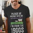 Please Be Patient With Me I'm From The 1900s Vintage Ox Men's V-Neck T-Shirt