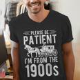 PLEASE BE PATIENT I'M FROM THE 1900s Vintage 1900s Retro Men's V-Neck T-Shirt