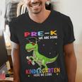 Pre k Graduation We Are Done Class 2023 Pre-k Dinosaur Boys Men's V-Neck T-Shirt
