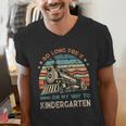 Pre-k Graduation To Kindergarten Retro Vintage Train Kids Men's V-Neck T-Shirt