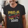 Pre-K Nailed It Class Of 2018 Graduation Men's V-Neck T-Shirt