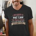 Pre-Law Major Student Shirt Graduation College Men's V-Neck T-Shirt