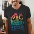 Preschool 2021 Graduate Prek Quarantine Preschool Graduation Men's V-Neck T-Shirt
