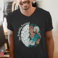 Probably Anxious Mental Health Quote Introverts People Men's V-Neck T-Shirt Probably Anxious Mental Health Quote Introverts People Men's V-Neck T-Shirt