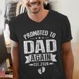 Promoted To Dad Again Est 2026 Pregnancy Announcement Men's V-Neck T-Shirt Promoted To Dad Again Est 2026 Pregnancy Announcement Men's V-Neck T-Shirt