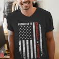Promoted To Daddy 2026 Men's V-Neck T-Shirt Promoted To Daddy 2026 Men's V-Neck T-Shirt