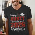Proud Aunty Of a Class Of 2026 Graduate Senior Graduation Men's V-Neck T-Shirt