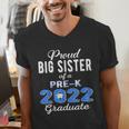 Proud Big Sister Of Pre K School Graduate 2022 Graduation Men's V-Neck T-Shirt
