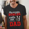 Proud Bowling Dad Of A Bowler Dad Bowling Father Men's V-Neck T-Shirt
