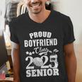 Proud Boyfriend Class Of 2025 Graduation Senior 2025 Golf Men's V-Neck T-Shirt