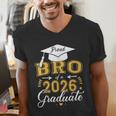 Proud Bro Of a Class Of 2026 Graduate For Graduation Men's V-Neck T-Shirt