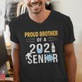 Proud Brother Of a 2021 Senior Shirt Graduation Men's V-Neck T-Shirt