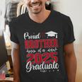 Proud Brother Of A Class Of 2025 Graduate Senior Graduation Men's V-Neck T-Shirt