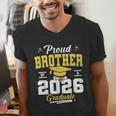 Proud Brother Of a Class Of 2026 Graduate Senior Graduation Men's V-Neck T-Shirt