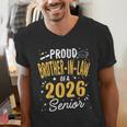Proud Brother-In-Law Of A Class 2026 Senior Graduation 2026 Men's V-Neck T-Shirt