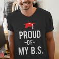 Proud Of My BS Graduation Bachelor's Degree T-Shirt Men's V-Neck T-Shirt