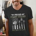 Proud Coast Guard Brother-In-Law US Coast Guard Graduation Men's V-Neck T-Shirt