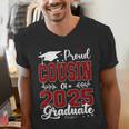 Proud Cousin Of A 2025 Graduate For Graduation Men's V-Neck T-Shirt