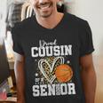 Proud Cousin Of A 2026 Senior Basketball Graduation Leopard Men's V-Neck T-Shirt