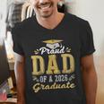 Proud DAD Of a 2026 Graduate Class Senior Graduation Men's V-Neck T-Shirt