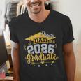 Proud Dad Of A 2026 Graduate Grad Senior Graduation Father Men's V-Neck T-Shirt