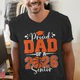 Proud Dad Of A 2026 Senior Basketball Graduation Family Men's V-Neck T-Shirt