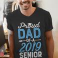 Proud Dad Of A Class 2019 SeniorShirt Graduation Men's V-Neck T-Shirt Proud Dad Of A Class 2019 SeniorShirt Graduation Men's V-Neck T-Shirt