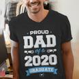 Proud Dad Of A Class Of 2020 Graduate TShirt Graduation Men's V-Neck T-Shirt