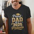 Proud Dad Of a Class Of 2025 Graduate Senior Graduation Men's V-Neck T-Shirt