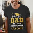Proud Dad Of A Class 2025 Kindergarten Graduate Graduation Men's V-Neck T-Shirt