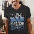 Proud Dad Of a Class Of 2026 Graduate Senior Graduation Men's V-Neck T-Shirt