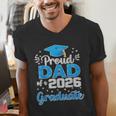 Proud Dad Of a Class Of 2026 Graduate Senior 2026 Men's V-Neck T-Shirt Proud Dad Of a Class Of 2026 Graduate Senior 2026 Men's V-Neck T-Shirt